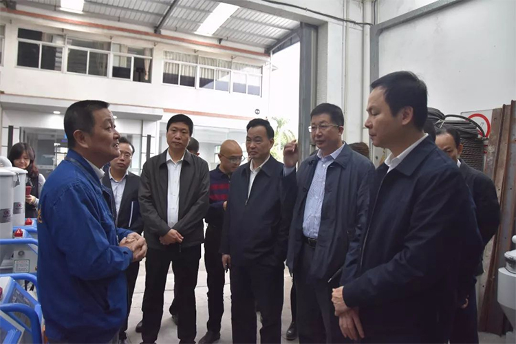 汕頭市委常委、常務(wù)副市長李耿堅(jiān)一行前往我司調(diào)研指導(dǎo)