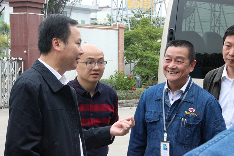 汕頭市委常委、常務(wù)副市長李耿堅(jiān)一行前往我司調(diào)研指導(dǎo)