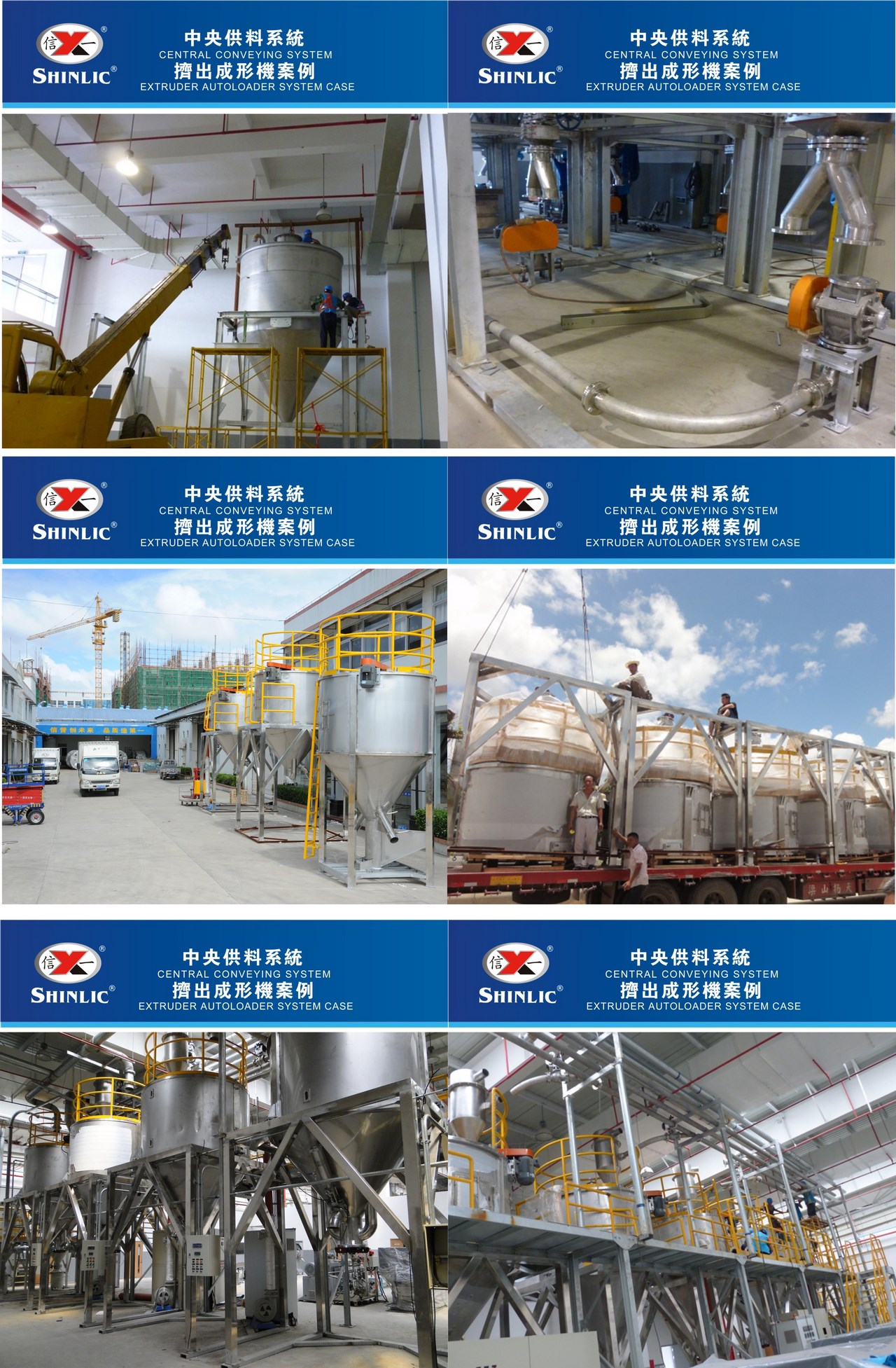 中央供料系統(tǒng) — 大型擠出成形機案例